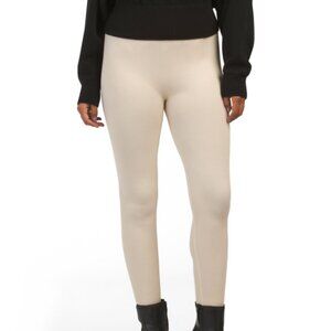 NEW ZARA Ribbed Pants Ecru for women 166mn